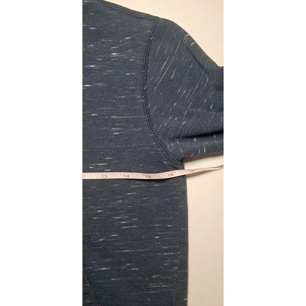 Gymboree Boys M 7-8 Heather Blue Hooded Sweatshirt